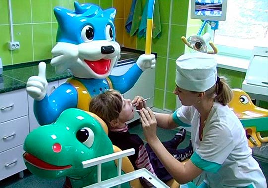 оборудованный детский стоматологический кабинет